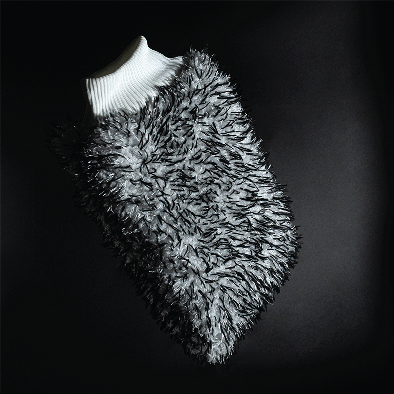 Munwow B&W Wash Mitt Munwow B&W Wash Mitt - Image 2