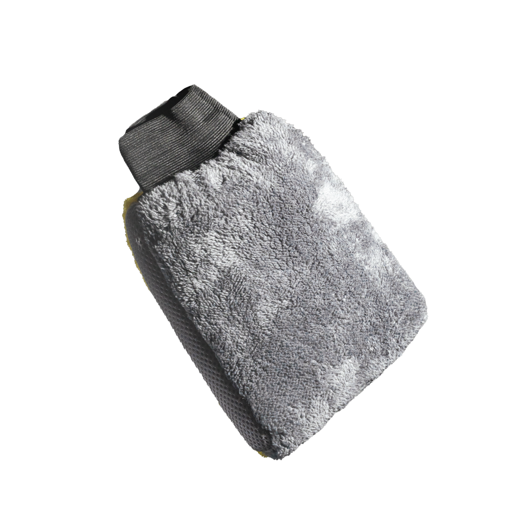 Munwow Slit Wash Mitt (ถุงมือล้างรถไมโครไฟเบอร์ขนนุ่มละมุนพิเศษ) Munwow Slit Wash Mitt
